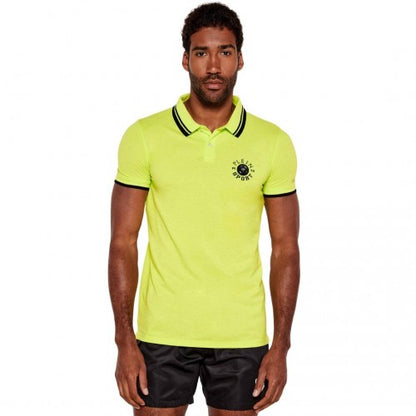Front - Plein Sport Mens Large Logo Cotton Blend Polo Shirt