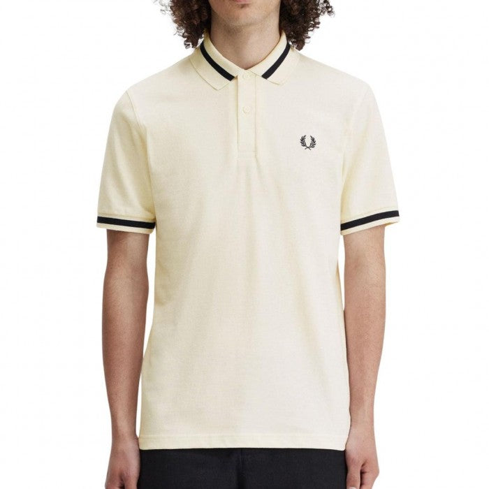 Front - Fred Perry Mens Tipped Cotton Polo Shirt