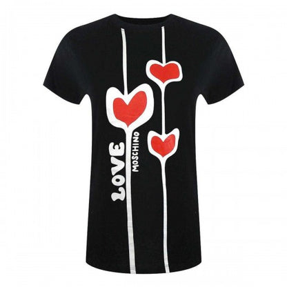 Front - Love Moschino Womens/Ladies Heart T-Shirt