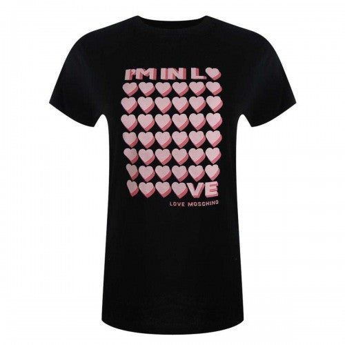 Front - Love Moschino Womens/Ladies I´m So In Love Everyday T-Shirt