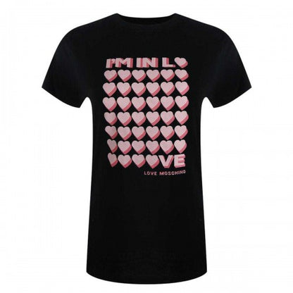 Front - Love Moschino Womens/Ladies I´m So In Love Everyday T-Shirt