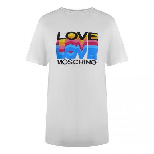 Front - Love Moschino Womens/Ladies Love Cotton Short-Sleeved T-Shirt