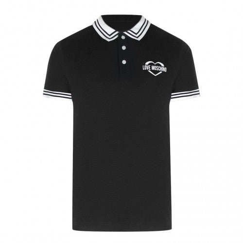 Front - Love Moschino Mens Cotton Polo Shirt