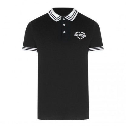 Front - Love Moschino Mens Cotton Polo Shirt