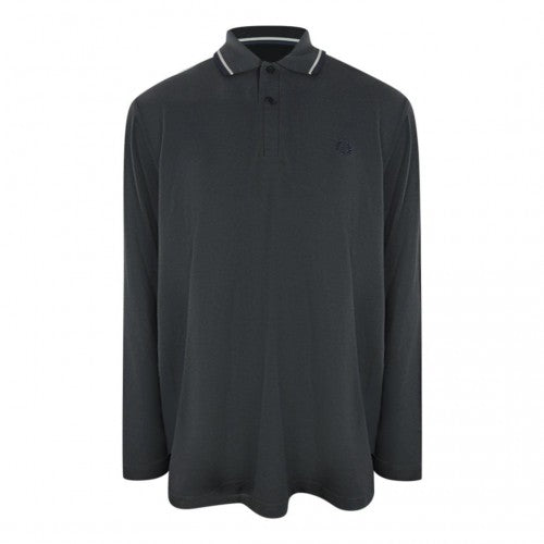 Front - Fred Perry Mens Cotton Long-Sleeved Polo Shirt