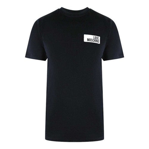 Front - Love Moschino Mens Block Logo T-Shirt