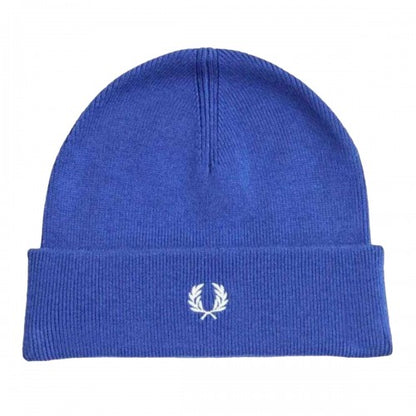 Front - Fred Perry Mens Classic Laurel Wreath Wool Beanie