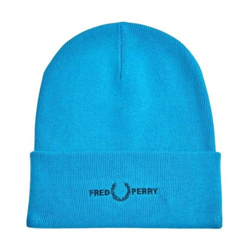 Front - Fred Perry Embroidered Logo Beanie