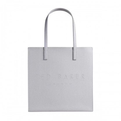 Front - Ted Baker Crosshatch Logo Tote Bag