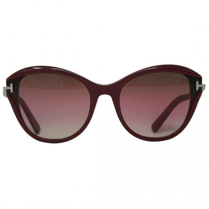 Front - Tom Ford Womens/Ladies Leigh Shiny Sunglasses
