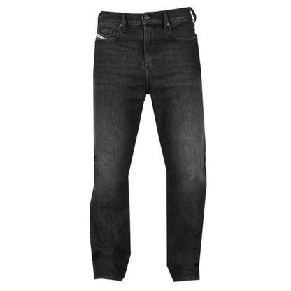 Front - Diesel Mens D-Viker Washed Denim Jeans