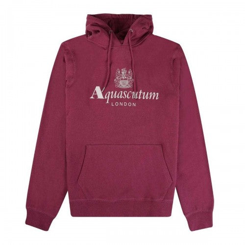 Front - Aquascutum Mens Active Big Logo Hoodie