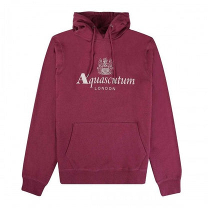 Front - Aquascutum Mens Active Big Logo Hoodie