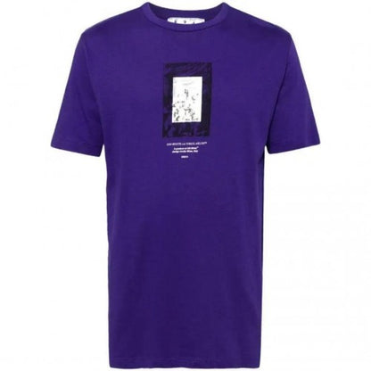 Front - Off White Mens Mirror T-Shirt