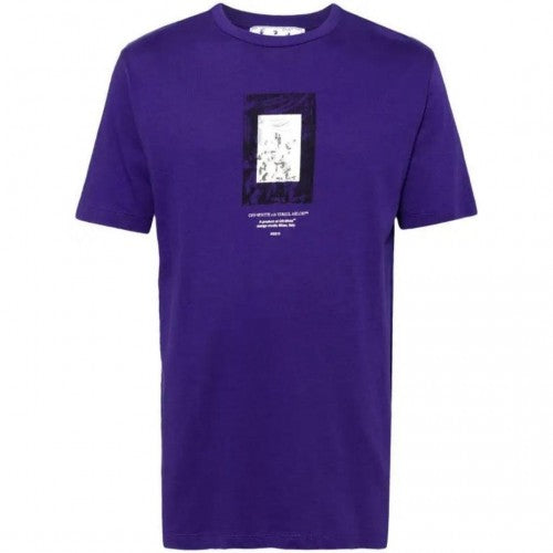 Front - Off White Mens Mirror T-Shirt