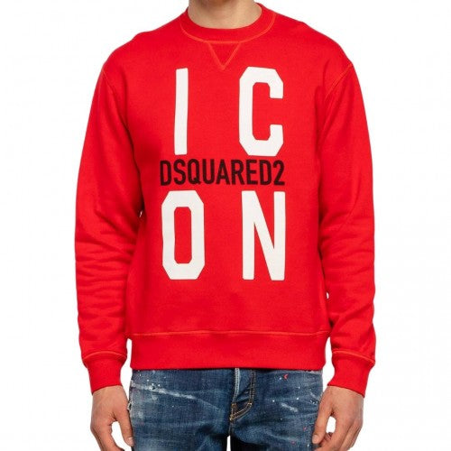 Front - DSquared2 Unisex Adult Icon Logo Sweatshirt