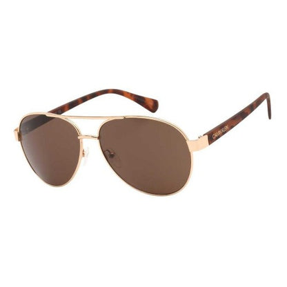 Front - Calvin Klein Mens Pilot Sunglasses