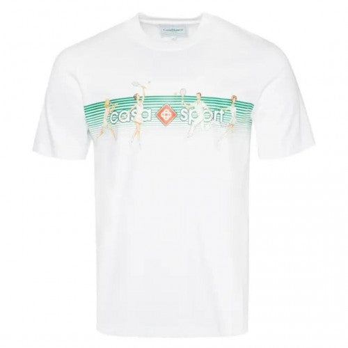 Front - Casablanca Unisex Adult Playful Stripe T-Shirt