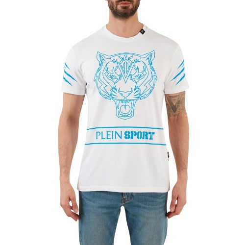 Front - Plein Sport Unisex Adult Tiger T-Shirt