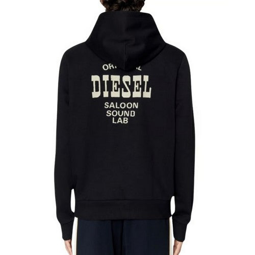 Front - Diesel Mens Saloon Logo Hoodie