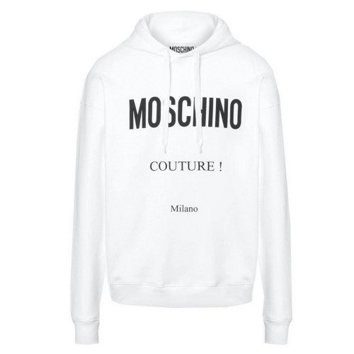Front - Moschino Unisex Adult Couture Milano Hoodie