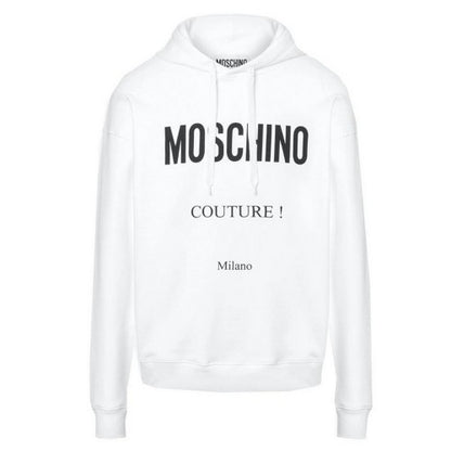 Front - Moschino Unisex Adult Couture Milano Hoodie