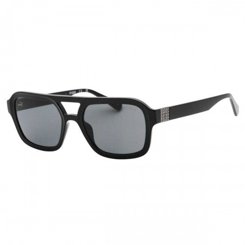 Front - Guess Unisex Adult Navigator Smoke Sunglasses
