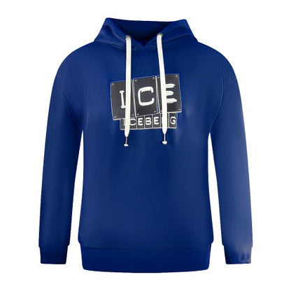 Front - Ice Iceberg Mens Big Logo Hoodie