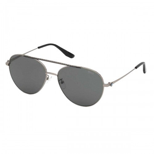 Front - BMW Mens Smoke Polarised Sunglasses