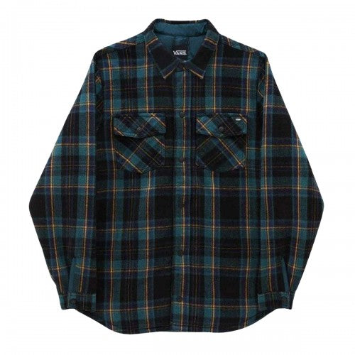 Front - Vans Mens Brickell Checked Shirt