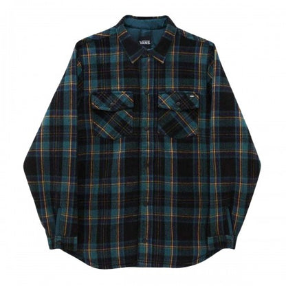 Front - Vans Mens Brickell Checked Shirt