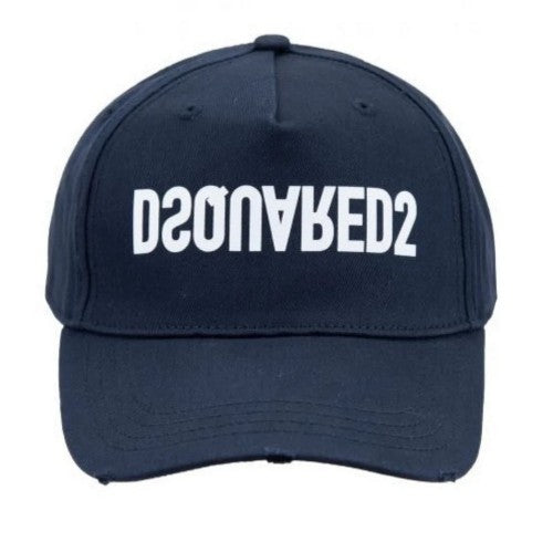 Front - DSquared2 Reversed Logo Baseball Cap