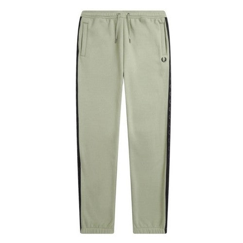 Front - Fred Perry Mens Laurel Wreath Tapered Leg Jogging Bottoms