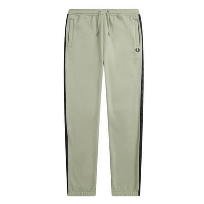 Front - Fred Perry Mens Laurel Wreath Tapered Leg Jogging Bottoms