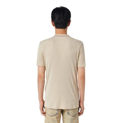 Front - Diesel Unisex Adult DSL78 Logo Ribbed T-Shirt