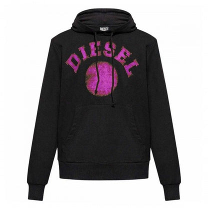 Front - Diesel Mens Distorted Hoodie