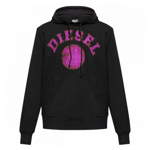 Front - Diesel Mens Distorted Hoodie
