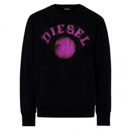 Front - Diesel Mens Faded Dot Logo Sweatshirt