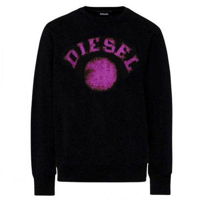 Front - Diesel Mens Faded Dot Logo Sweatshirt