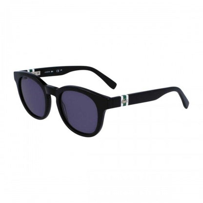Front - Lacoste Unisex Adult Smoke Oval Sunglasses