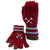 Front - West Ham United FC Childrens/Kids Knitted Crest Touch Gloves