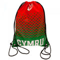 Front - FA Wales Cymru Crest Drawstring Bag
