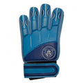 Front - Manchester City FC Childrens/Kids Delta Crest Goalkeeper Gloves