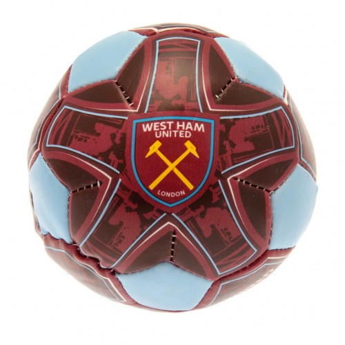 Front - West Ham United FC Soft Mini Football