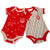 Front - Liverpool FC Baby 1990 Retro Bodysuit Set (Pack of 2)