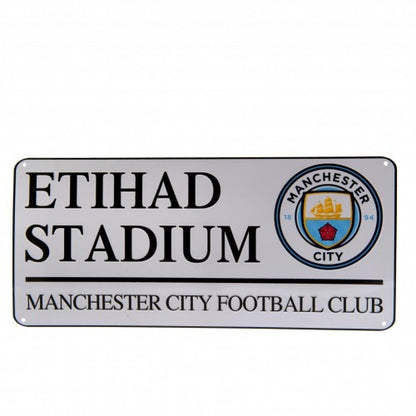 Front - Manchester City FC Official Street Sign