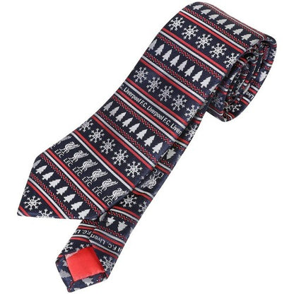 Front - Liverpool FC Mens Christmas Tie