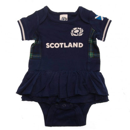 Front - Scotland RU Baby Girls Tutu Skirt Bodysuit