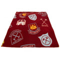 Front - West Ham United FC Fleece Blanket