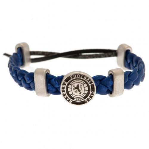Front - Rangers FC PU Slider Bracelet